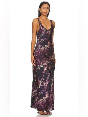 mabel maxi dress Pomander Place Winetasting Cotton Mabel Maxi Dress Winetasting / M